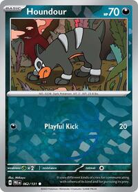 pokemon SV: Prismatic Evolutions Houndour (Master Ball Pattern)