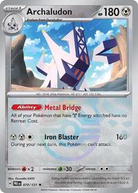 pokemon SV: Prismatic Evolutions Archaludon (Master Ball Pattern)