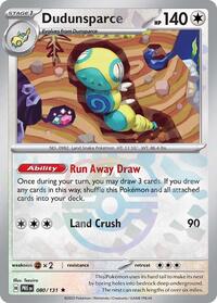 pokemon SV: Prismatic Evolutions Dudunsparce (Master Ball Pattern)