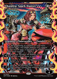 MTG Aetherdrift Chandra, Spark Hunter (Showcase)