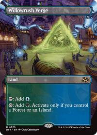 MTG Aetherdrift Willowrush Verge (Borderless)
