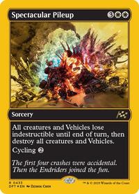 MTG Aetherdrift Spectacular Pileup (First-Place Foil)