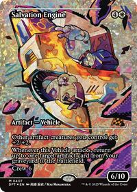 MTG Aetherdrift Salvation Engine (Showcase) (Fracture Foil)