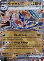 Miscellaneous Cards & Products Greninja ex (GameStop Metal Card) #106/167 NEAR MINT - FOIL - Image 1