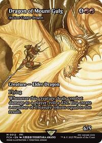 MTG FINAL FANTASY: Through the Ages Dragon of Mount Gulg - Ancient Copper Dragon (Showcase)