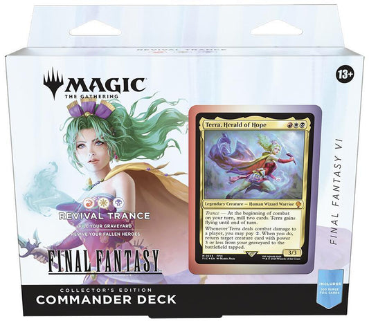 Magic the Gathering: Revival Trance FINAL FANTASY Commander Deck Display (Collector's Edition)