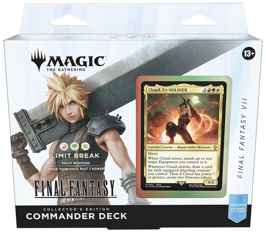 Magic the Gathering: Limit Break FINAL FANTASY Commander Deck Display (Collector's Edition)
