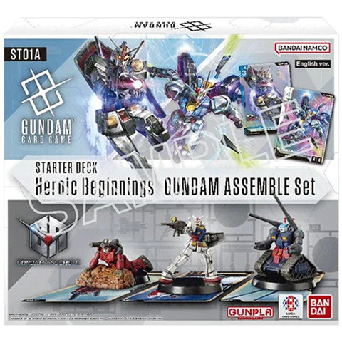 Gundam Card Game: Heroic Beginnings Gundam Assemble Set ST01A