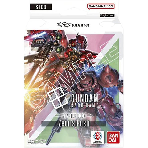 Gundam Card Game: Zeon's Rush Starter Deck ST03