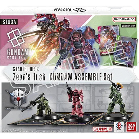 Gundam Card Game: Zeon's Rush Gundam Assemble Set ST03A