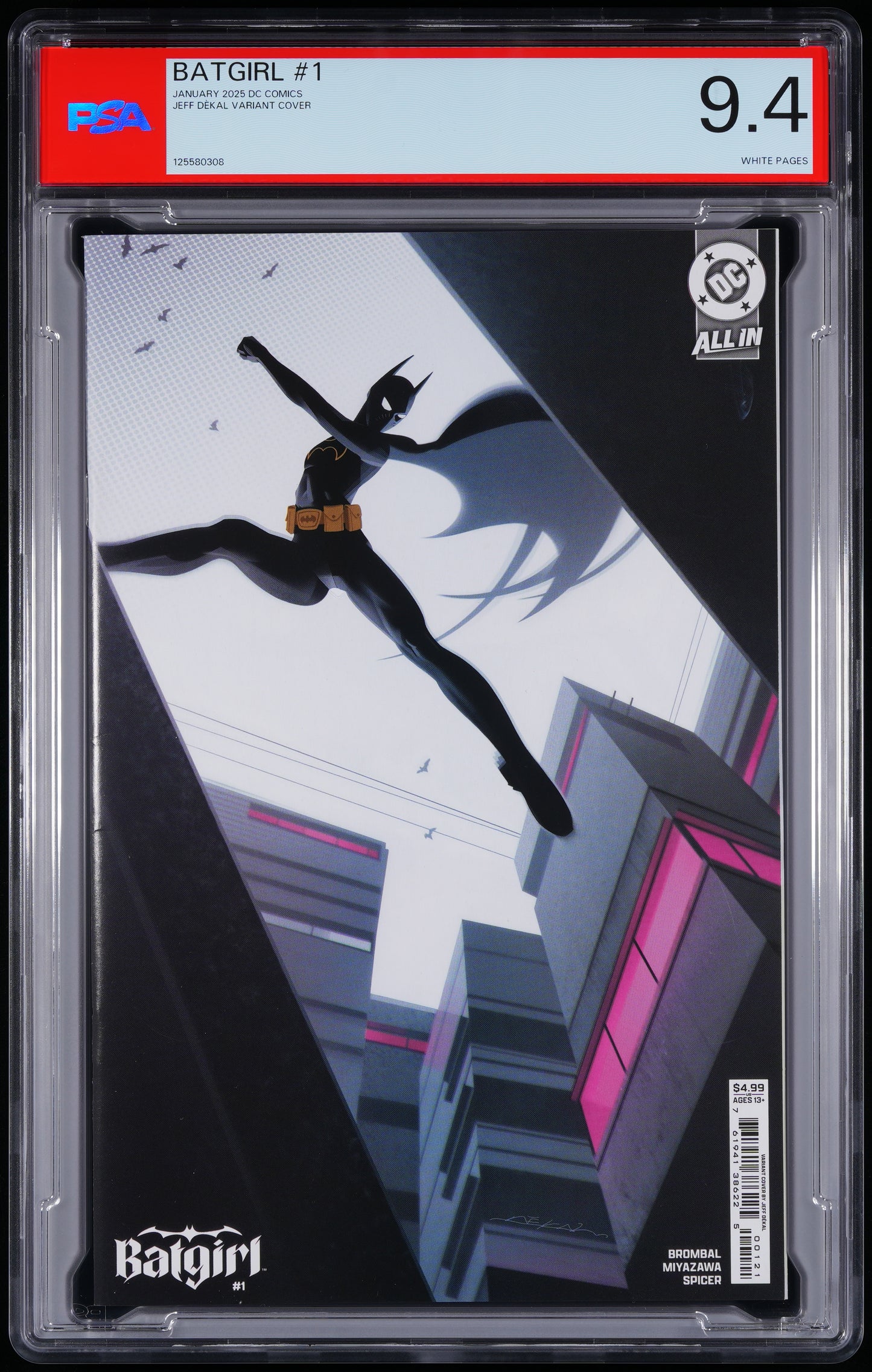 DC Comics Batgirl #1 NONE JEFF DKAL VARIANT COVER