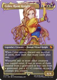 MTG Commander: FINAL FANTASY Celes, Rune Knight (Borderless)