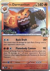 pokemon SV: Scarlet & Violet Promo Cards N's Darmanitan - 181 (Prerelease)
