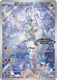 Pokemon Miscellaneous Cards & Products N's Reshiram - 167/159 (Journey Together Stamped)