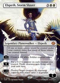 MTG Tarkir: Dragonstorm Elspeth, Storm Slayer (Borderless)