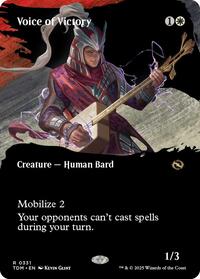 MTG Tarkir: Dragonstorm Voice of Victory (Borderless)