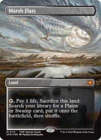 MTG Special Guests Marsh Flats (Borderless) (Dragonscale Foil)