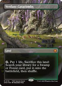 MTG Special Guests Verdant Catacombs (Borderless) (Dragonscale Foil)