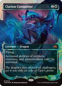 MTG Tarkir: Dragonstorm Clarion Conqueror (Showcase) (Halo Foil)