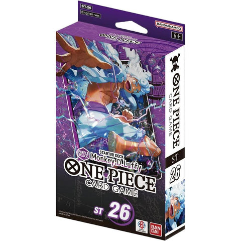 ONE PIECE TCG: Purple Black Monkey.D.Luffy STARTER DECK (ST-26)