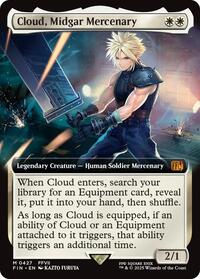 MTG FINAL FANTASY Cloud, Midgar Mercenary (Extended Art)