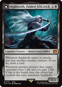 MTG FINAL FANTASY Sephiroth, Fabled SOLDIER