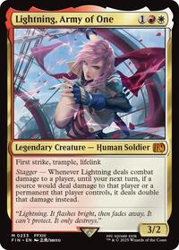 MTG FINAL FANTASY Lightning, Army of One