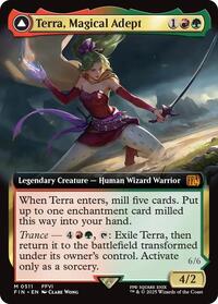 MTG FINAL FANTASY Terra, Magical Adept (Extended Art)