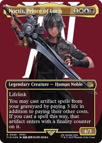 MTG FINAL FANTASY Noctis, Prince of Lucis (Borderless) (Surge Foil)