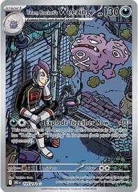 pokemon SV10: Destined Rivals Team Rocket's Weezing - 199/182