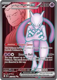 pokemon SV10: Destined Rivals Team Rocket's Mewtwo ex - 213/182