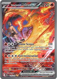 pokemon SV10: Destined Rivals Team Rocket's Moltres ex - 229/182