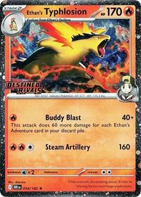 pokemon Miscellaneous Cards & Products Ethan's Typhlosion (Prerelease)