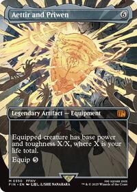 MTG FINAL FANTASY Aettir and Priwen (Borderless)