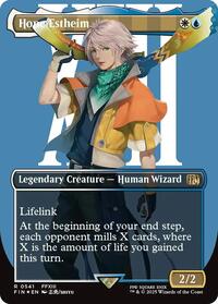 MTG FINAL FANTASY Hope Estheim (Borderless) (Surge Foil)