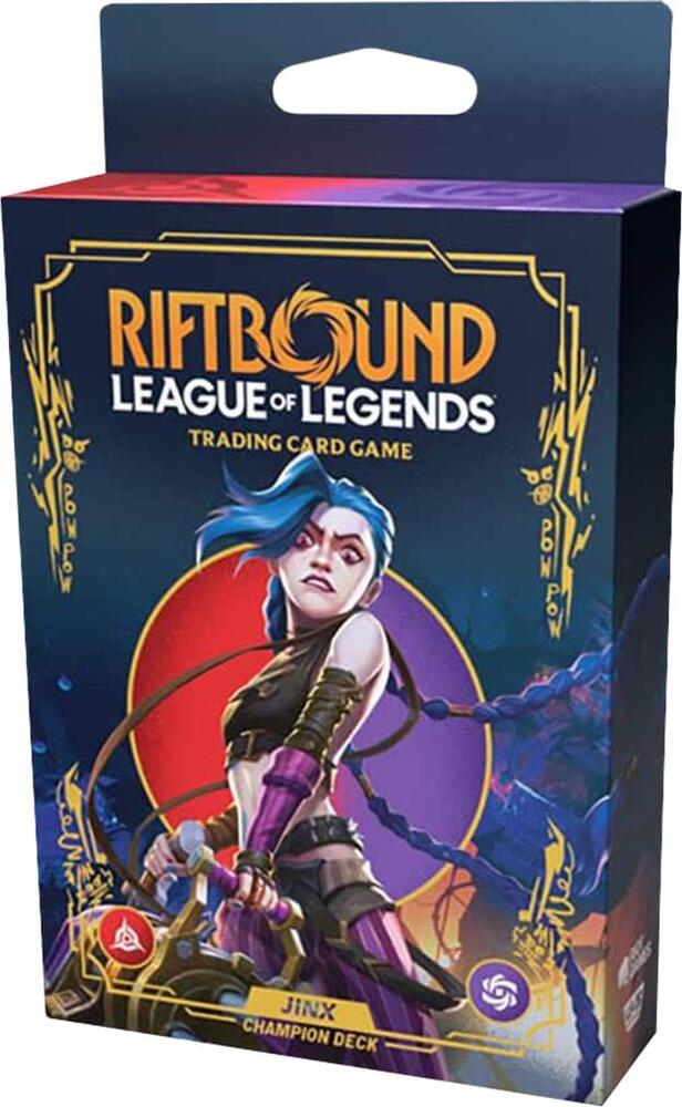 Riftbound League of Legends TCG Champion Deck Jinx