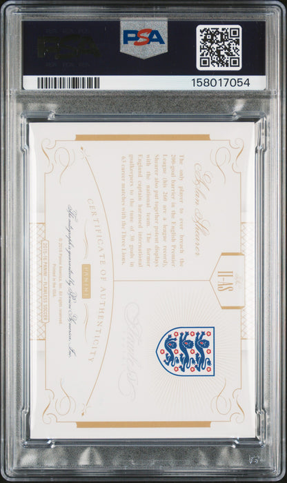 2015-16 Flawless #IIAS Alan Shearer Int'L Icons Au-Emerald PSA 10 158017054