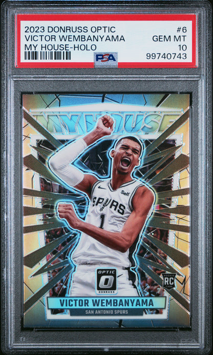 2023 Panini Donruss Optic #6 Victor Wembanyama My House-Holo PSA 10 99740743