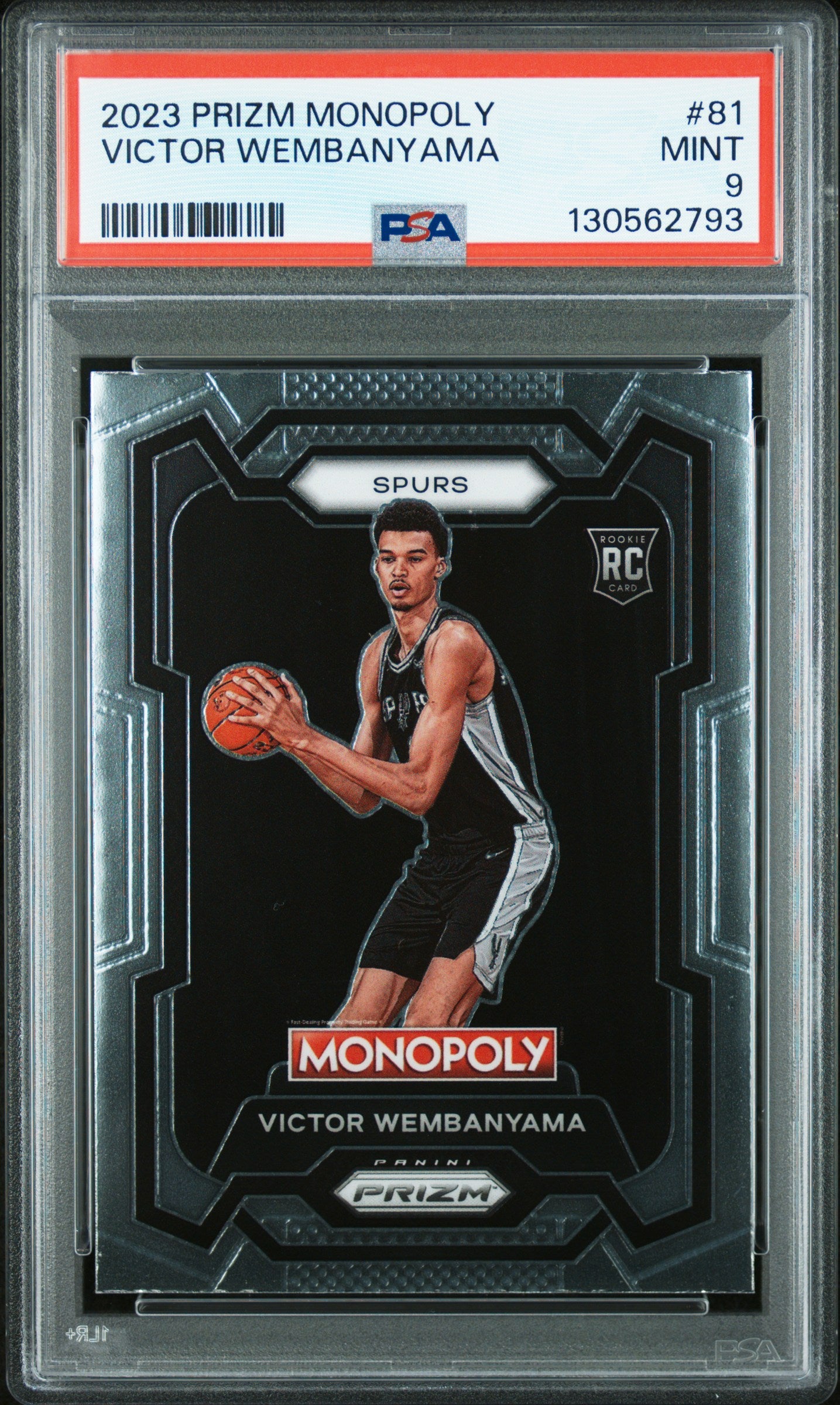 2023 Panini Prizm Monopoly #81 Victor Wembanyama PSA 9 130562793