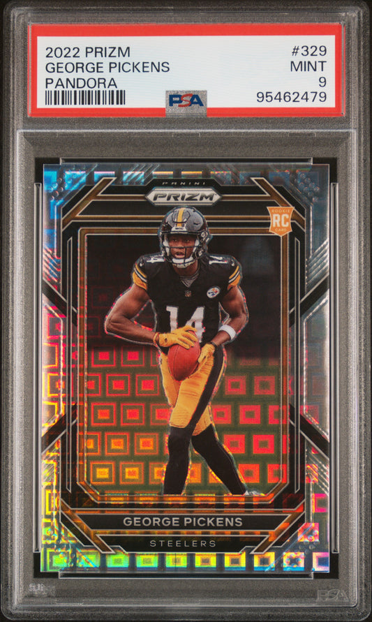 2022 Panini Prizm #329 George Pickens Pandora PSA 9 95462479