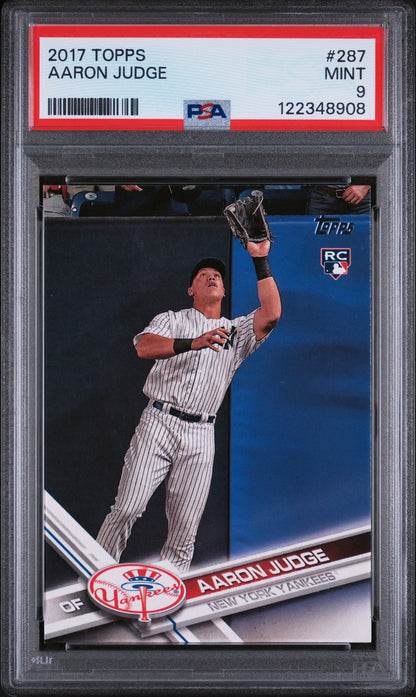 2017 Topps #287 Aaron Judge PSA 9 122348908