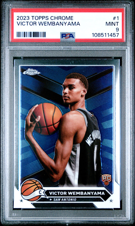 2023 Topps Chrome #1 Victor Wembanyama PSA 9 108511457