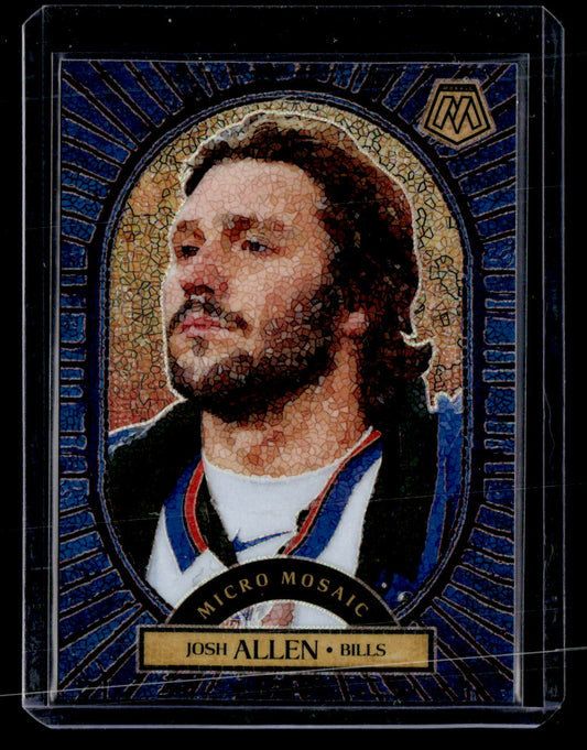 2025 Panini Mosaic #24 Josh Allen Micro Mosaic