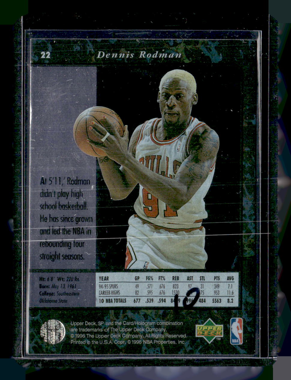 1995-96 SP #22 Dennis Rodman