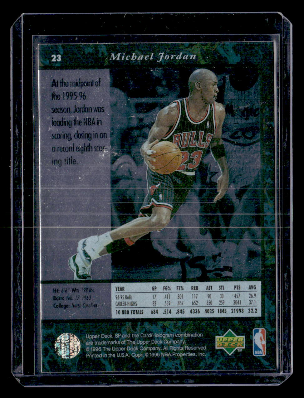 1995-96 SP #23 Michael Jordan