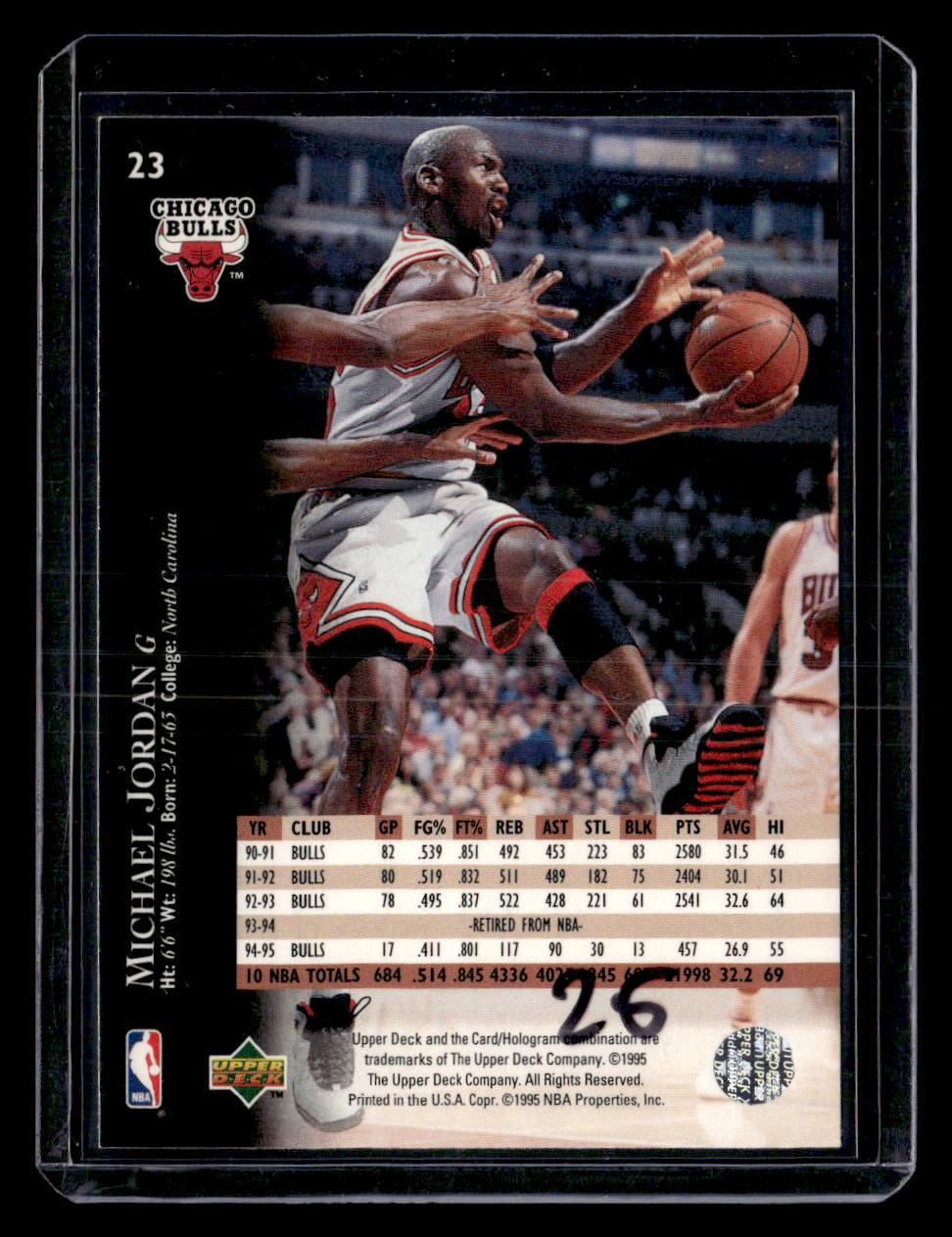 1995-96 Upper Deck #23 Michael Jordan Electric Court