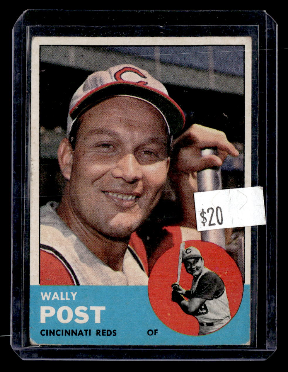 1963 Topps #462 Wally Post