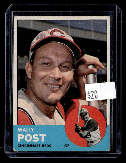 1963 Topps #462 Wally Post