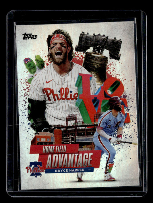 2025 Topps #HA-4 Bryce Harper Home Field Advantage