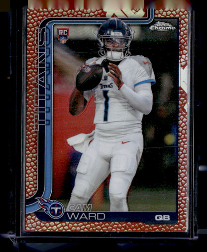 2025 Topps Chrome #314 Cam Ward Touchdown